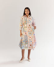 Boardgame Print Alba Maxi Dress - NOIB