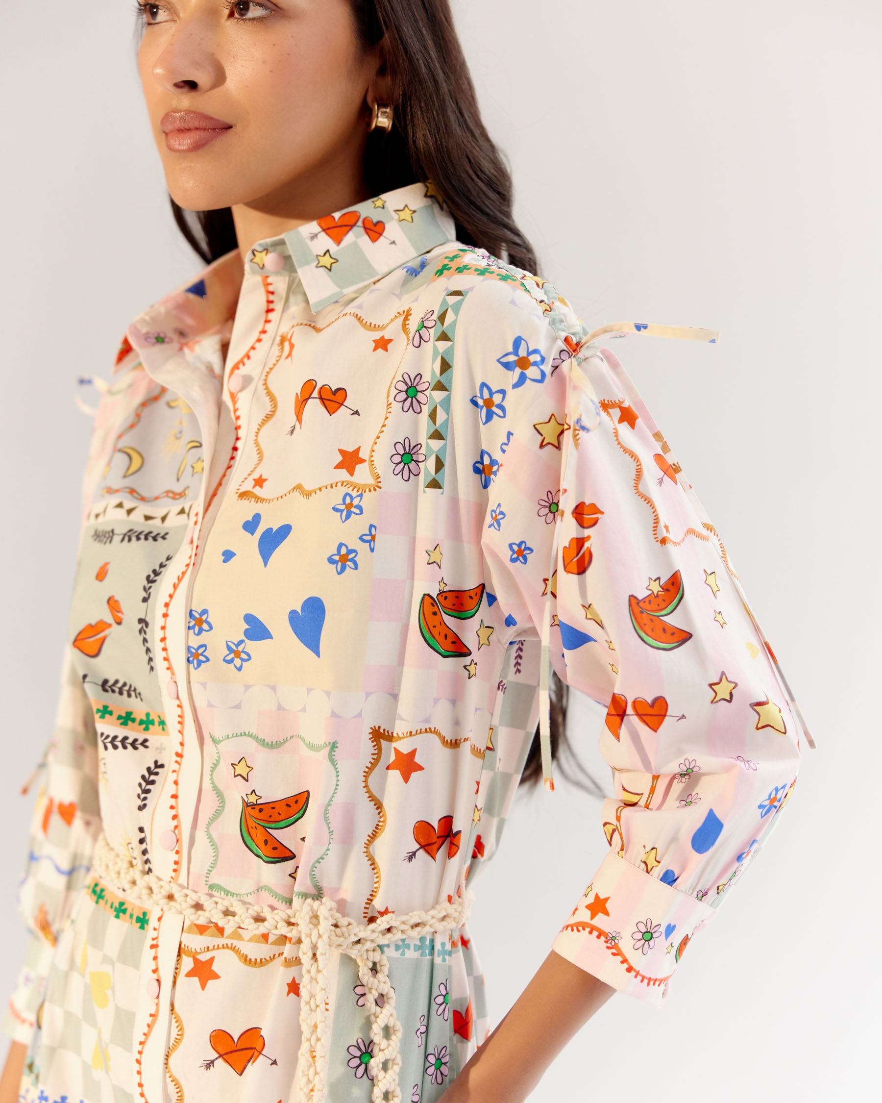 Boardgame Print Alba Maxi Dress - NOIB