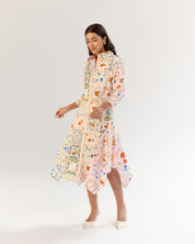 Boardgame Print Alba Maxi Dress - NOIB