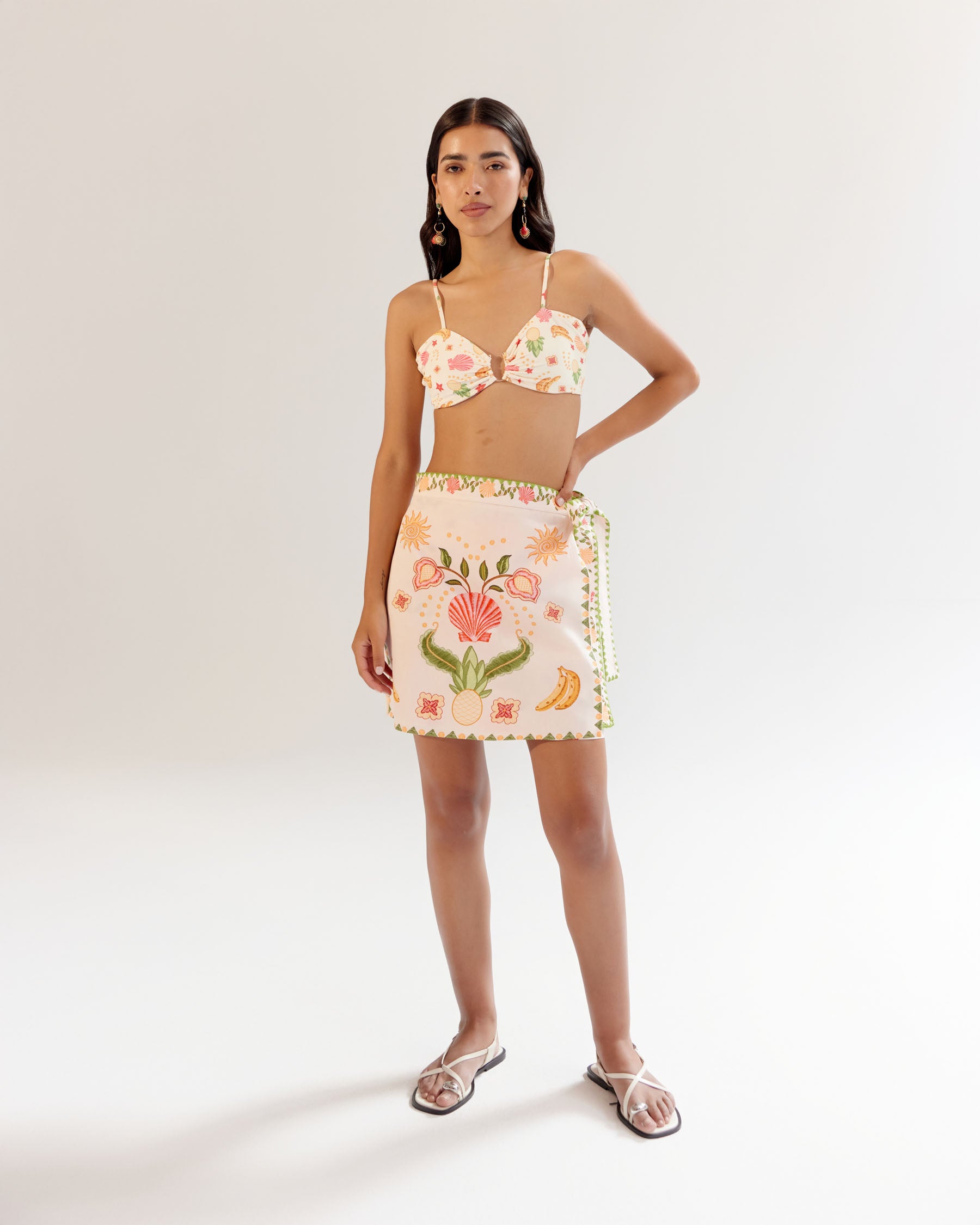 Wrap Me Round Skirt - Seashell (Ecru)