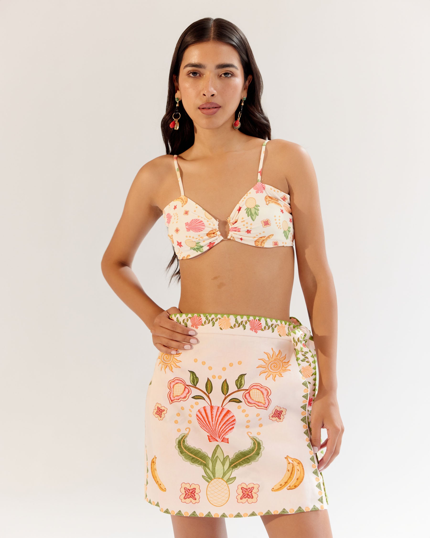 Wrap Me Round Skirt - Seashell (Ecru)