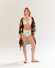Seashell Print Long June Coverup | NOIB
