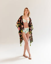 Seashell Print Long June Coverup | NOIB