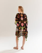 Seashell Print Long June Coverup | NOIB