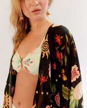 Seashell Print Long June Coverup | NOIB
