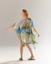 Forest Print Long June Coverup - NOIB