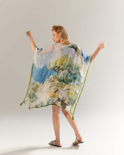 Forest Print Long June Coverup - NOIB