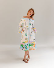 Sage Midi Dress - By the Sea
