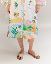 Sage Midi Dress - By the Sea