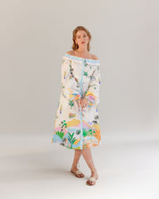 Sage Midi Dress - By the Sea