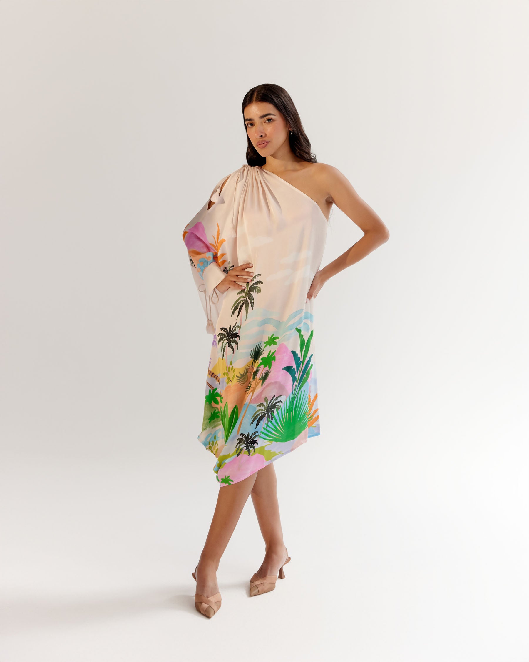 Alaya Midi Dress - By the Sea