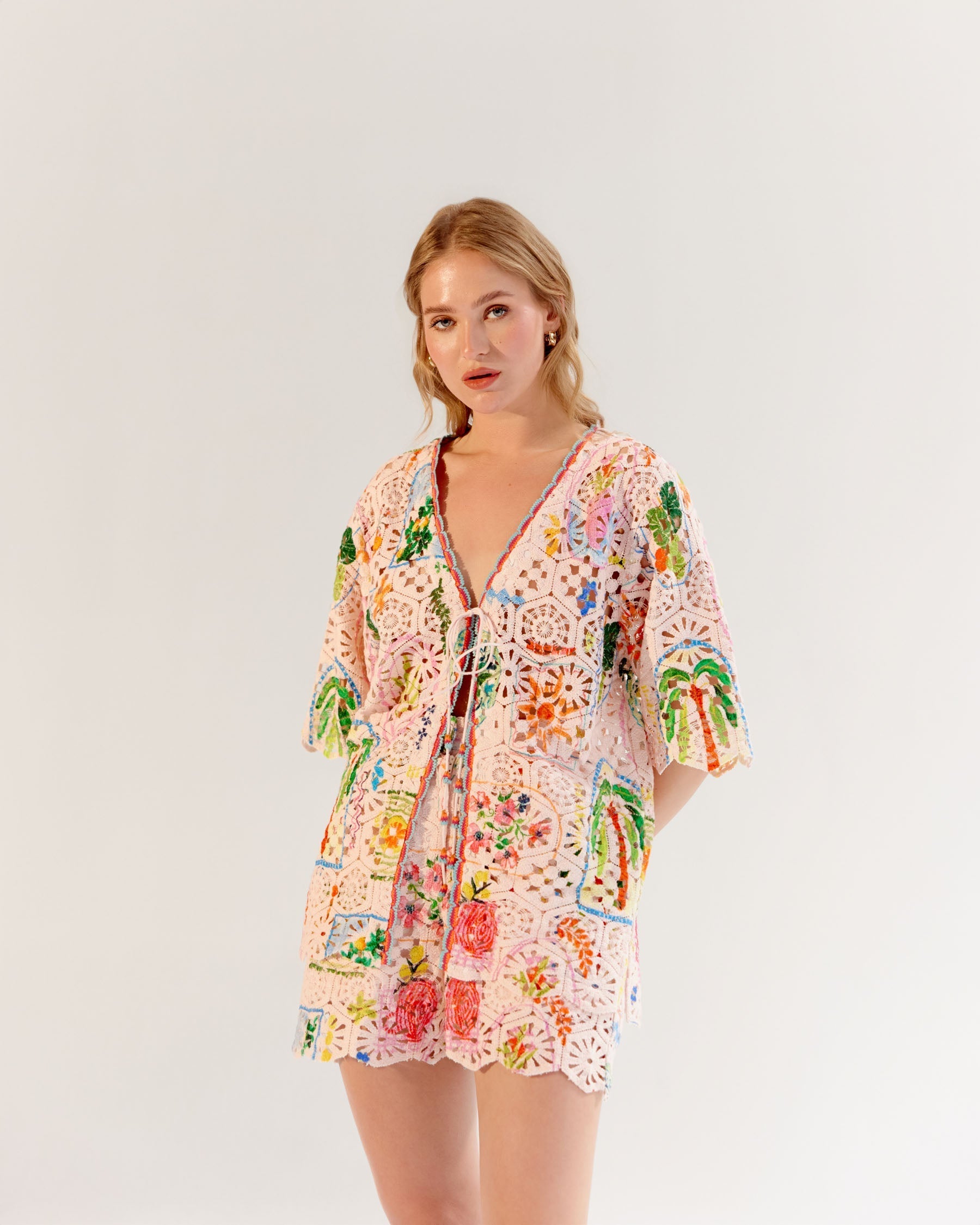 Anais Top & Deya Shorts - Postcard
