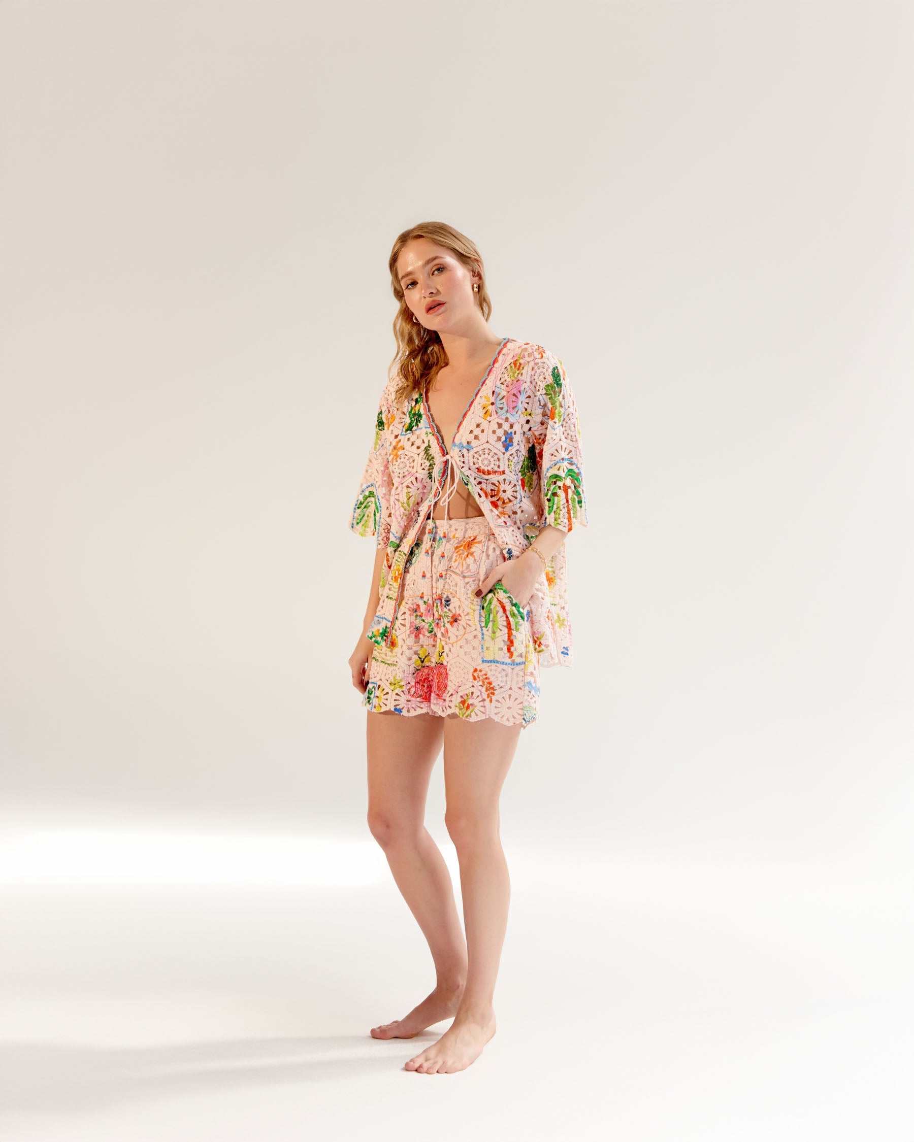 Anais Top & Deya Shorts - Postcard