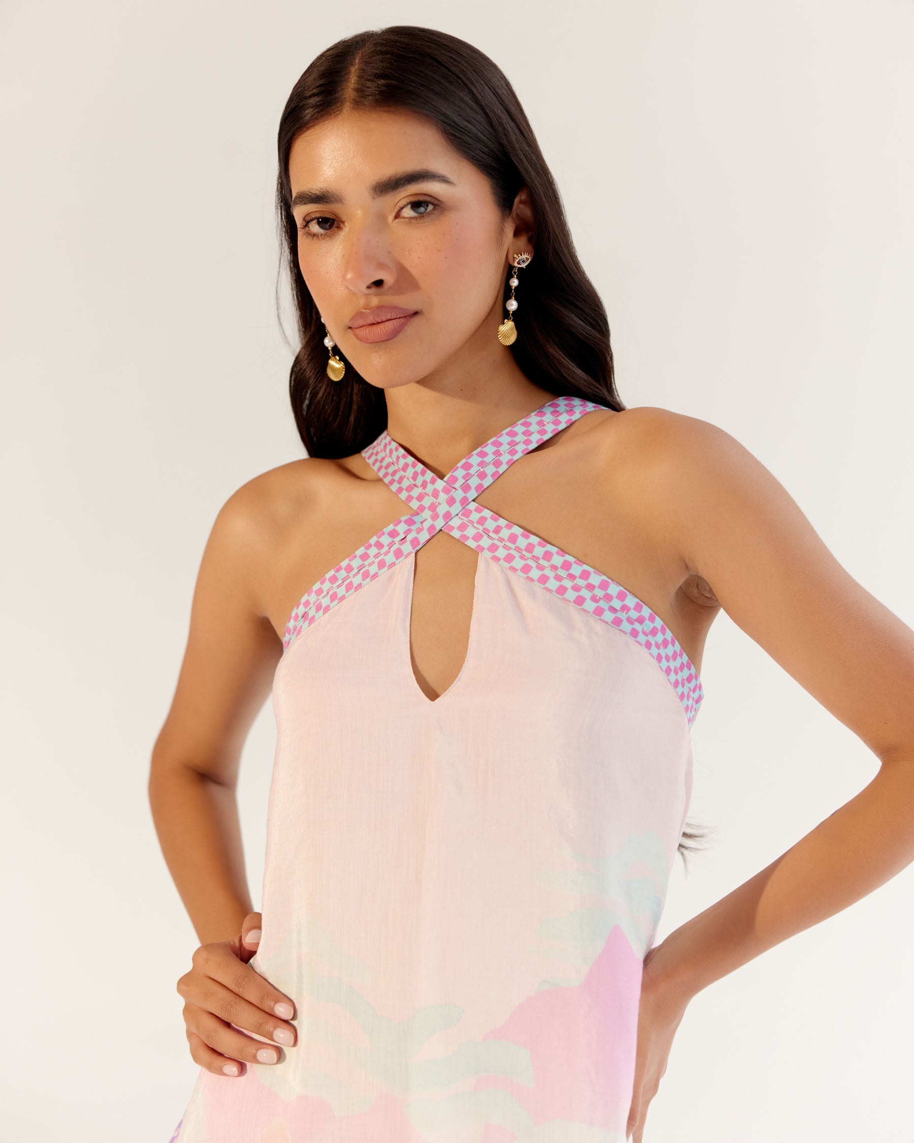 Aida Mini Dress - By the Sea