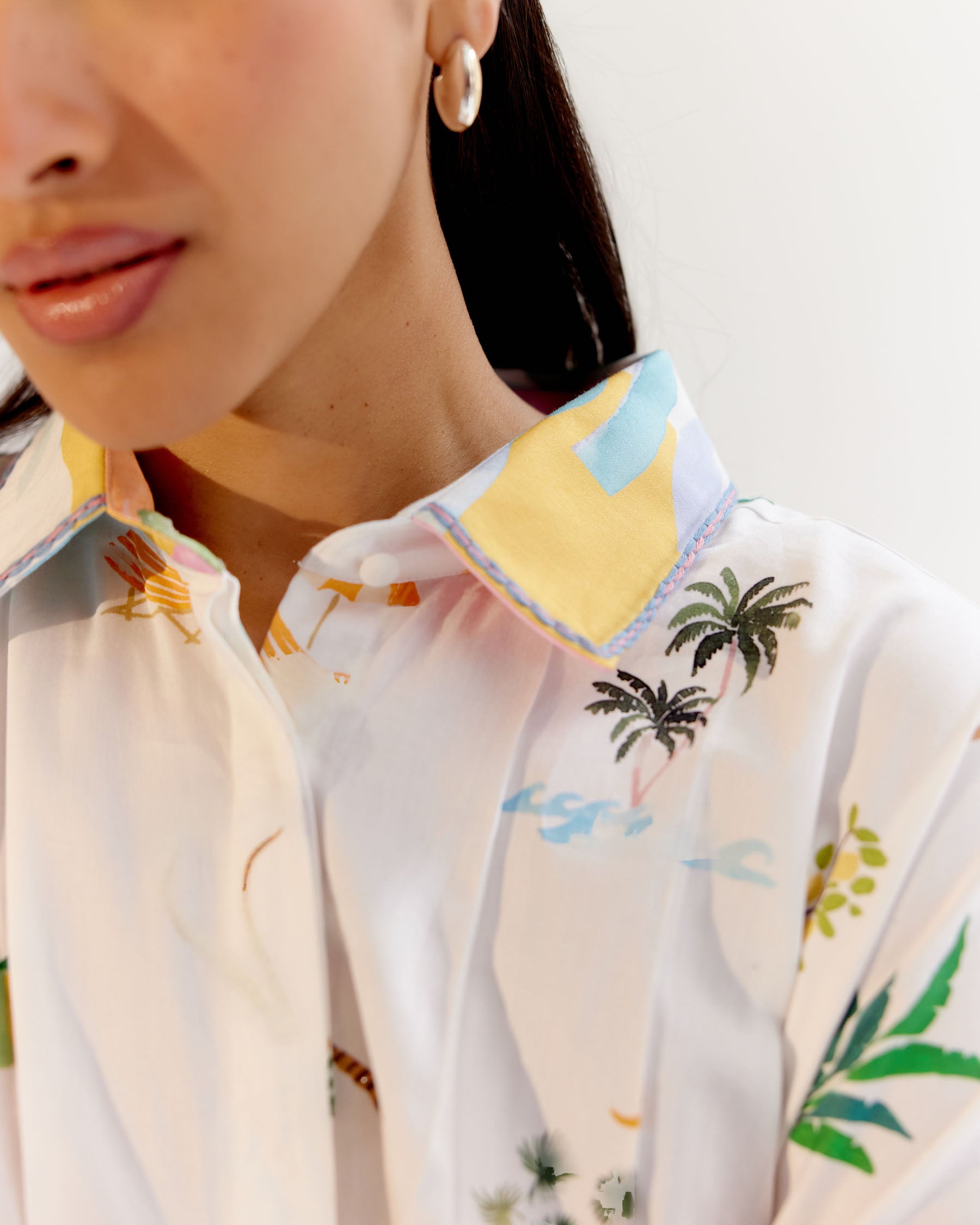 Sea Print Kate Mini Dress for Seaside Getaway - NOIB