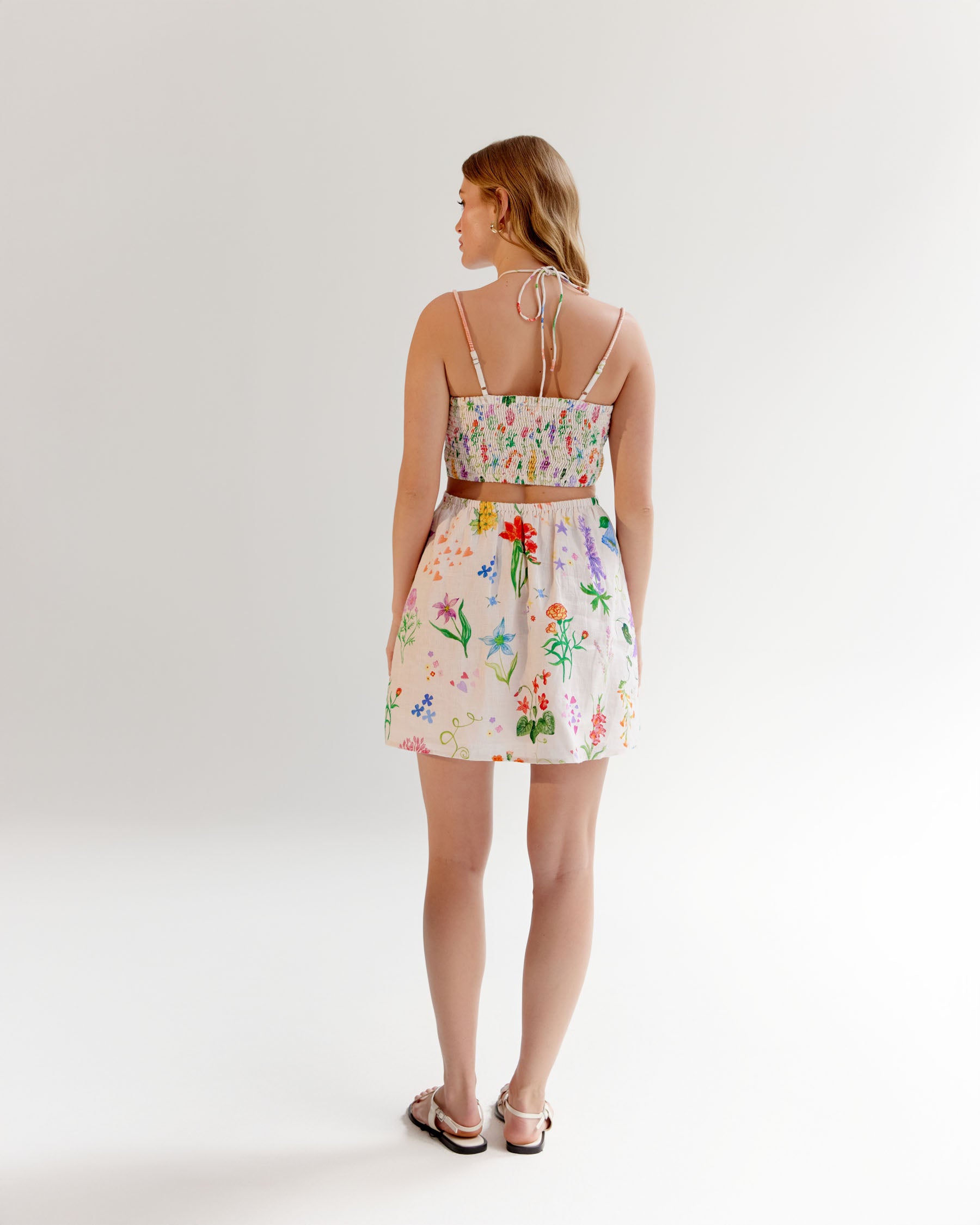 Floral Print Ariel Mini Dress - NOIB
