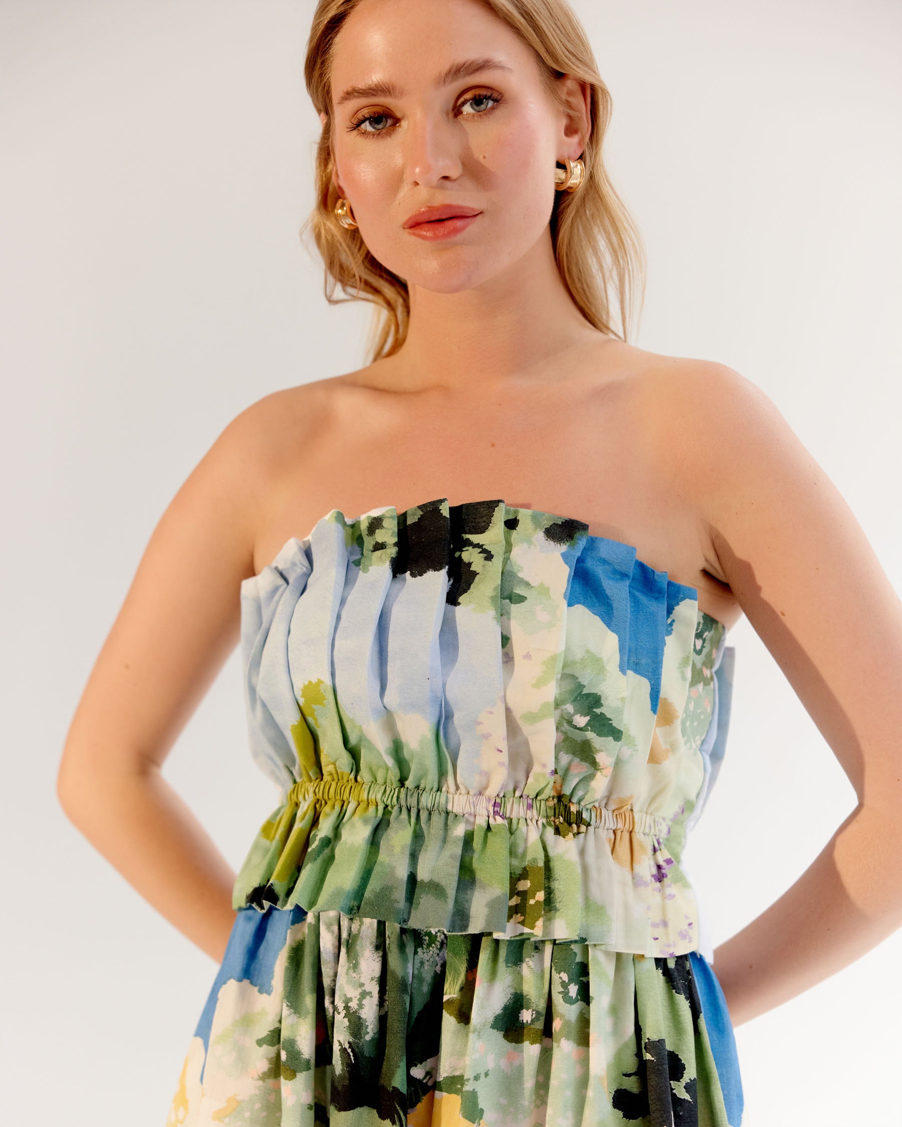 Isabella Mini Dress - Forest