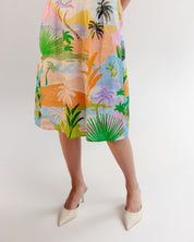 Shop Printed Ariel Midi Dress for Summer Beach Vacation - NOIB