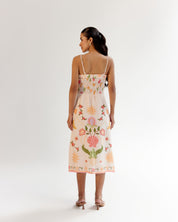 Seashell Print Valentina Strapped Mini Dress - NOIB