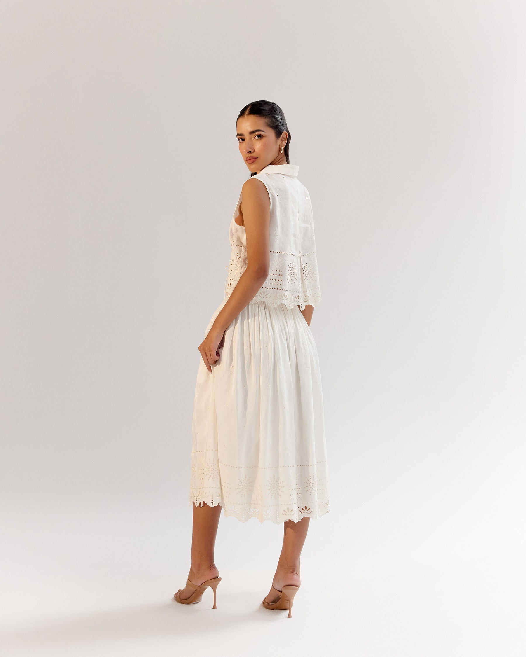 Freya Skirt - White