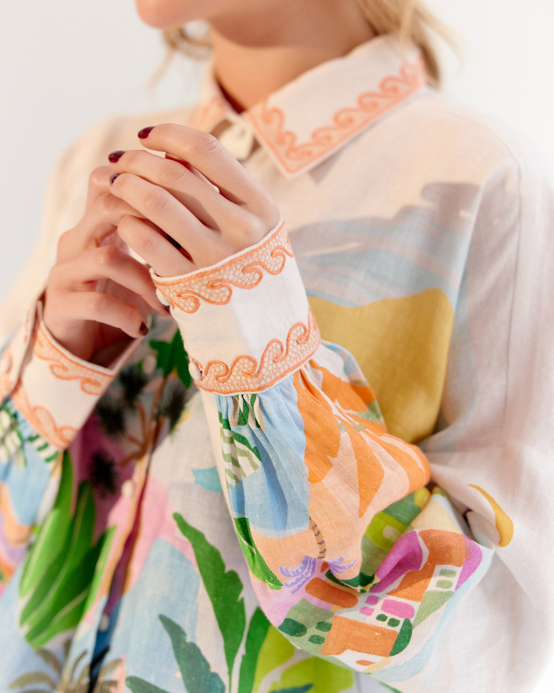 Fleur Shirt - By the Sea