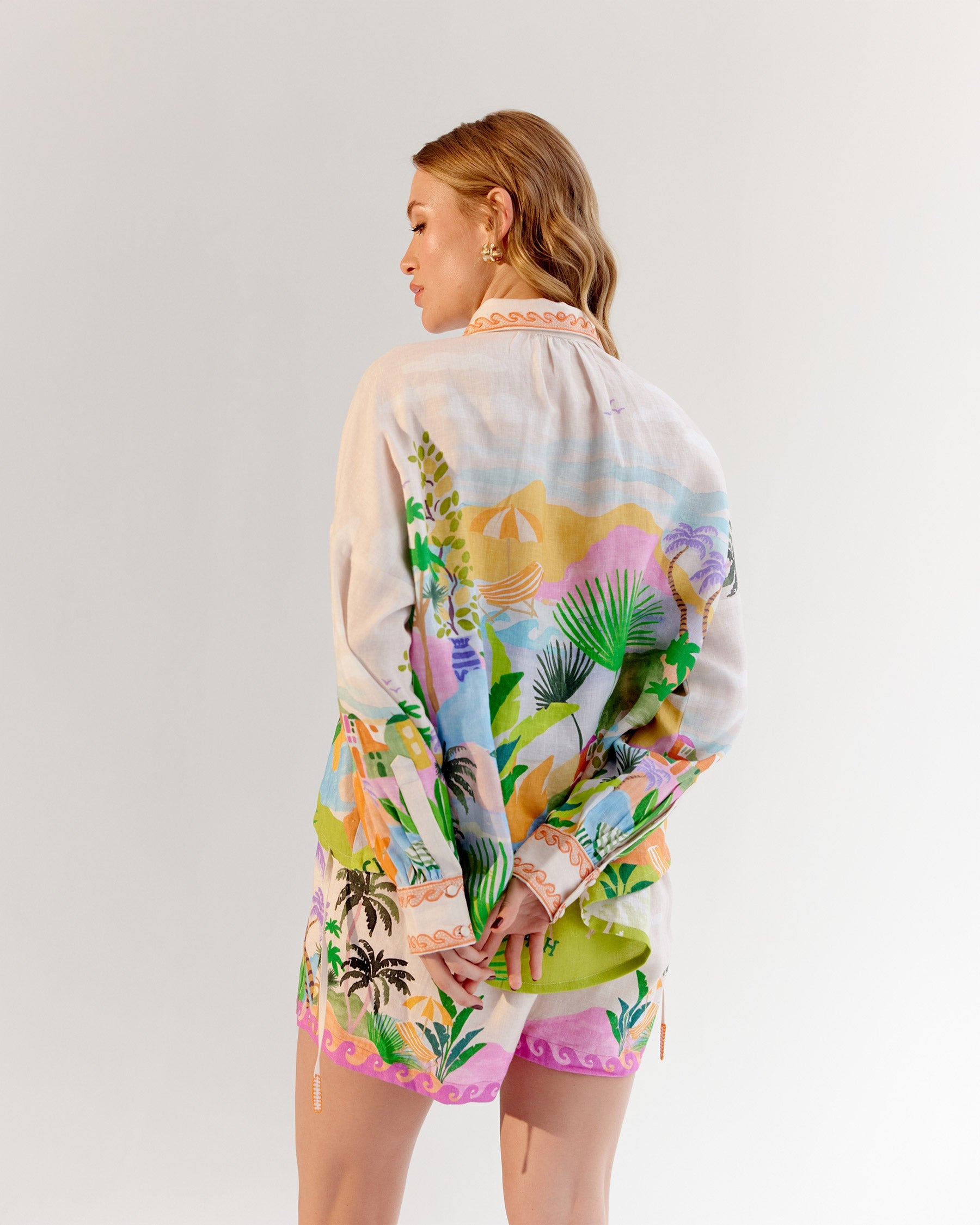 Fleur Shirt - By the Sea