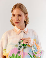 Fleur Shirt - By the Sea