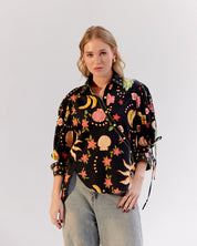 Brie Shirt - Seashell (Black)