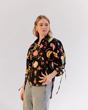 Brie Shirt - Seashell (Black)