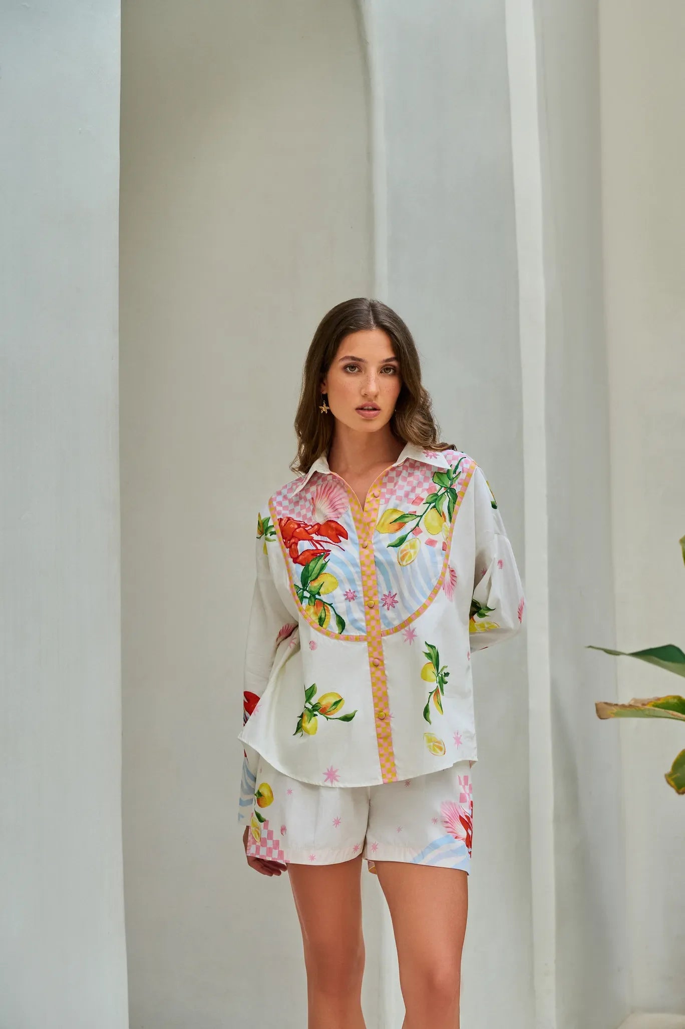 Collared Printed Shirt - NOIB