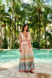 Ananas Print Avery Maxi Dress - NOIB