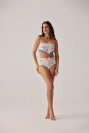 Seascape Print Hazel Bikini Set - NOIB