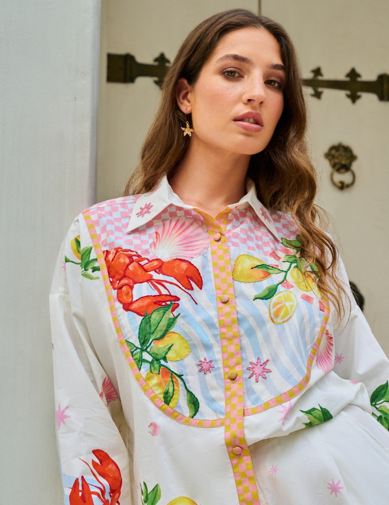 Collared Printed Shirt - NOIB