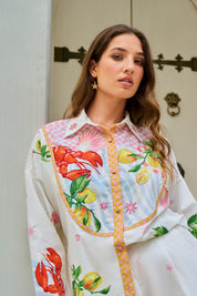 Collared Printed Shirt - NOIB