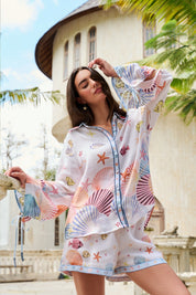 Resort Ready Printed Oversized Shirts - NOIB