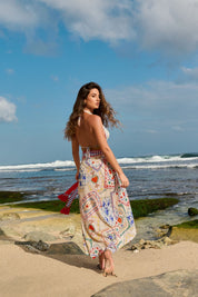 Tarot Print Nua Pareo | Printed Wrap-Style Skirt for Beach - NOIB