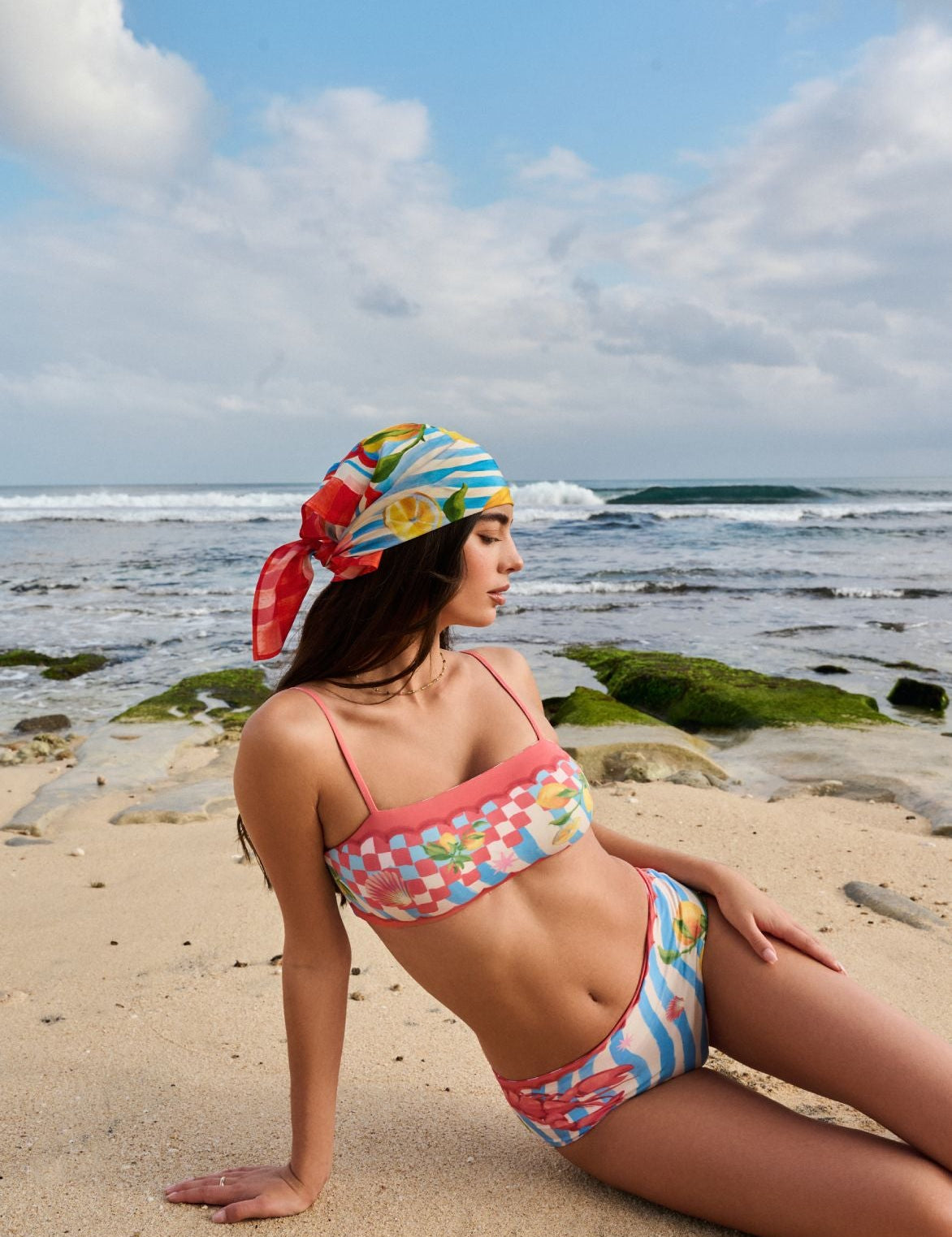 Summer Zest Print Levi Bikini Set - NOIB