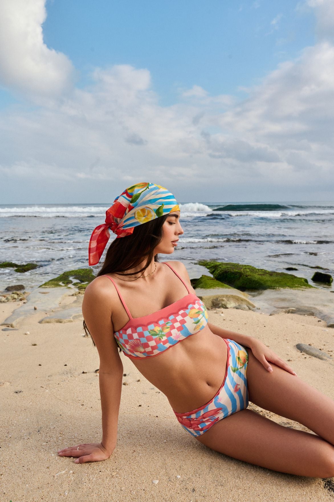 Summer Zest Print Levi Bikini Set - NOIB