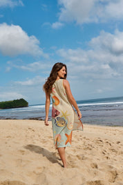 Seaborn Print Keya Coverup | Crochet Beach Cover-Up | NOIB