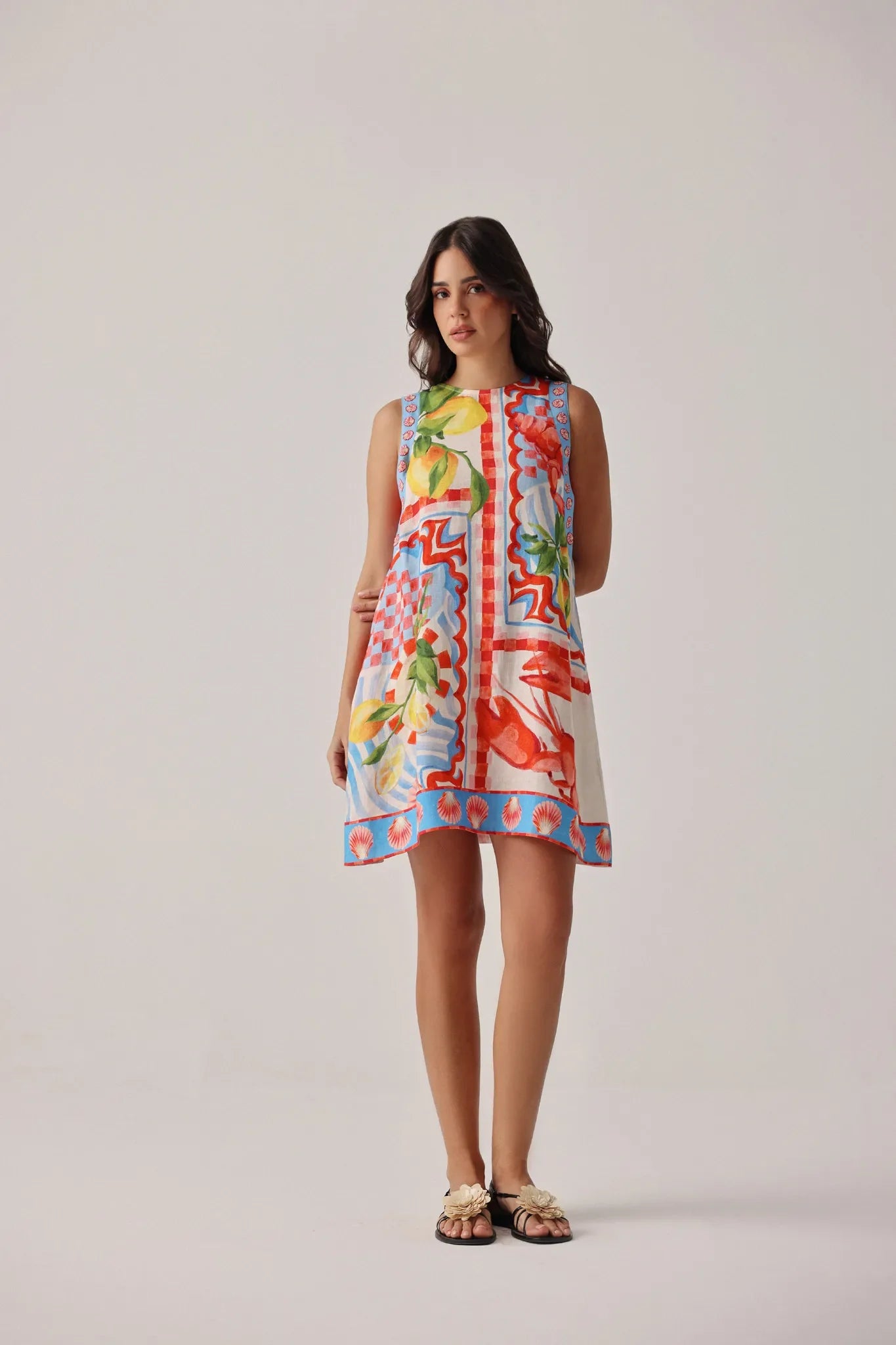 Summer Zest  Harper A-line Mini Dress - NOIB