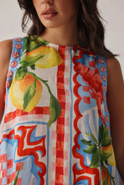 Summer Zest  Harper A-line Mini Dress - NOIB