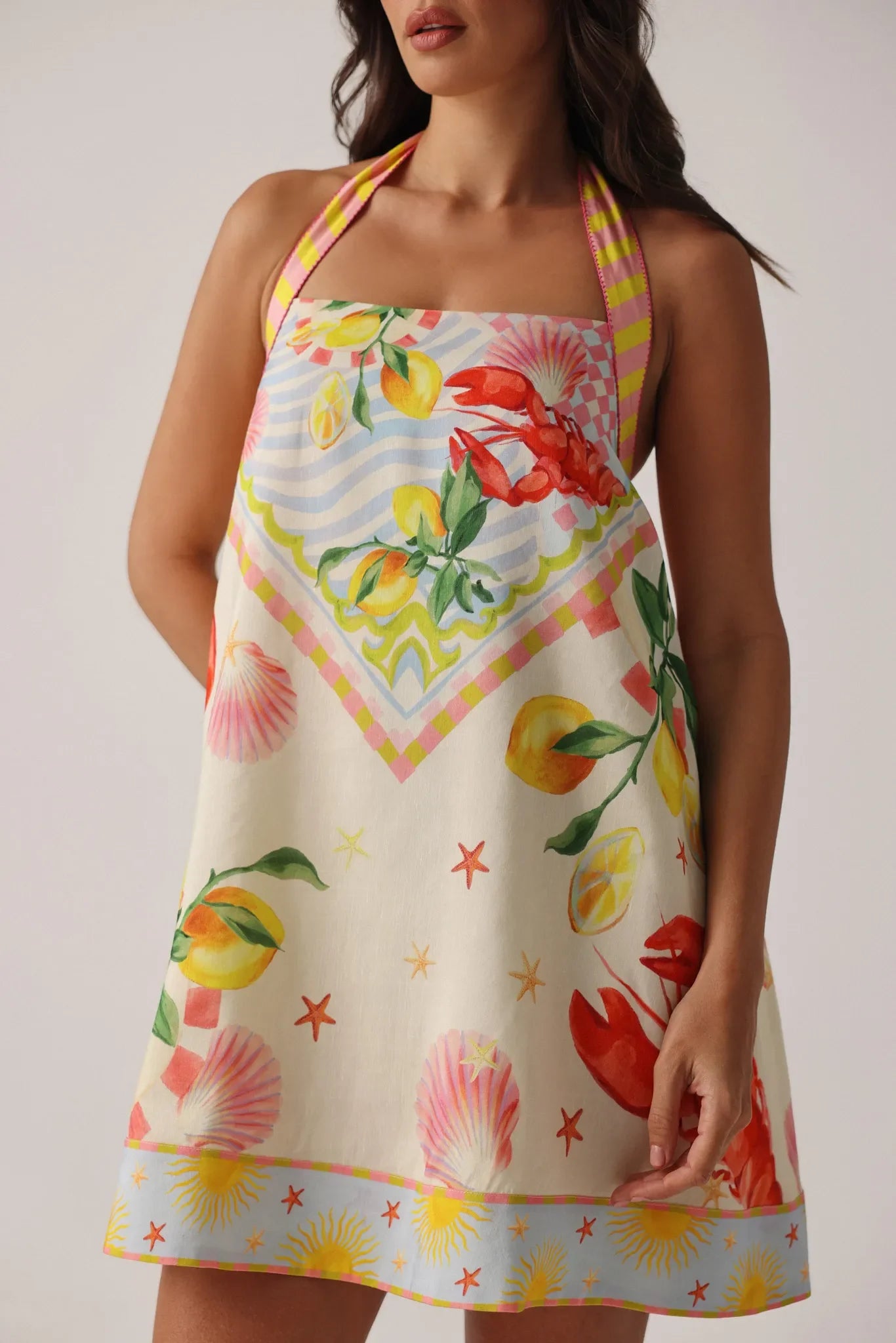 Hazel Mini Dress - Summer Zest