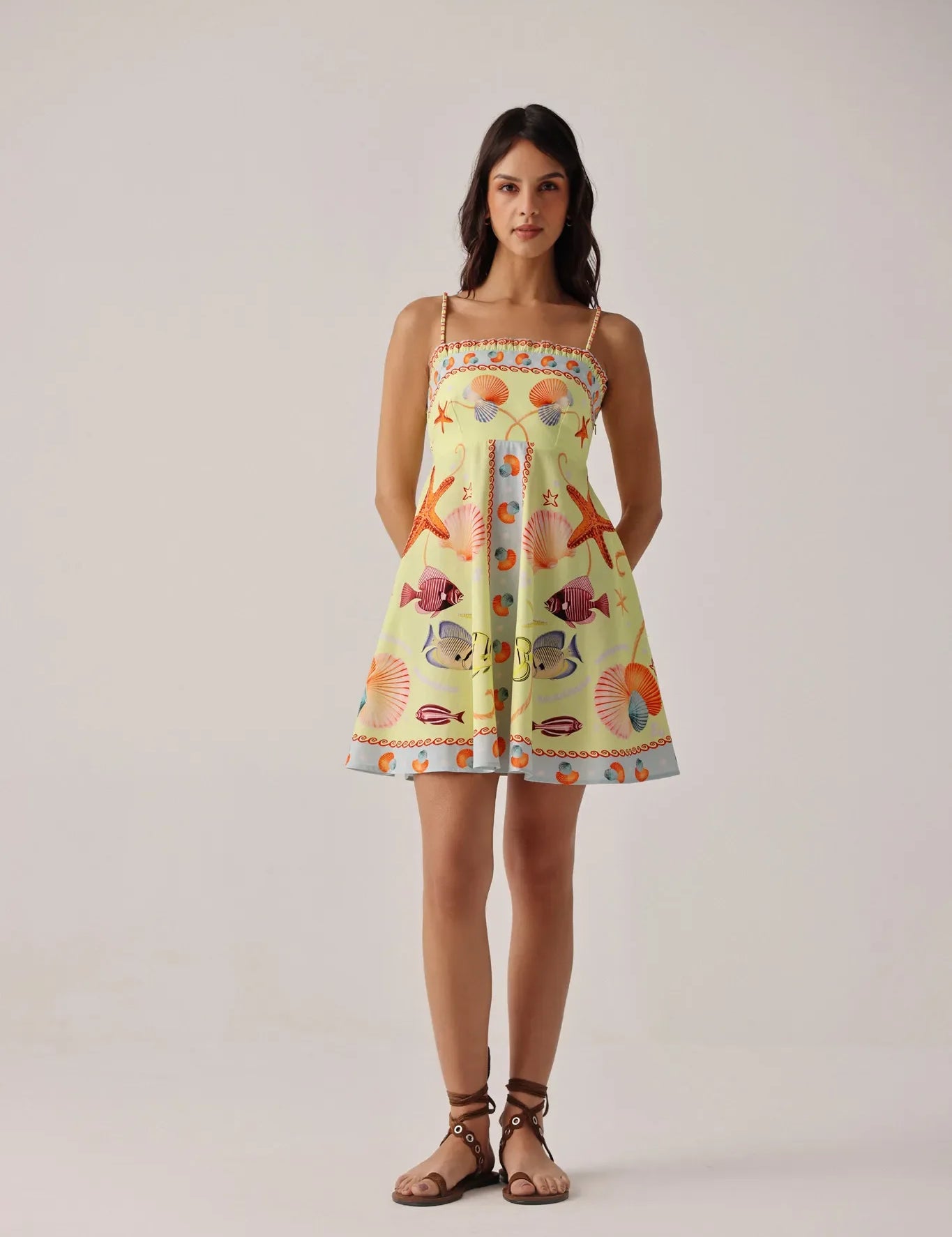 Seaborn Print Nora Mini Dress - NOIB