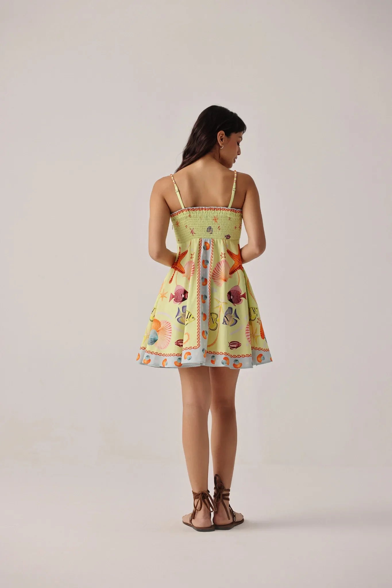 Seaborn Print Nora Mini Dress - NOIB