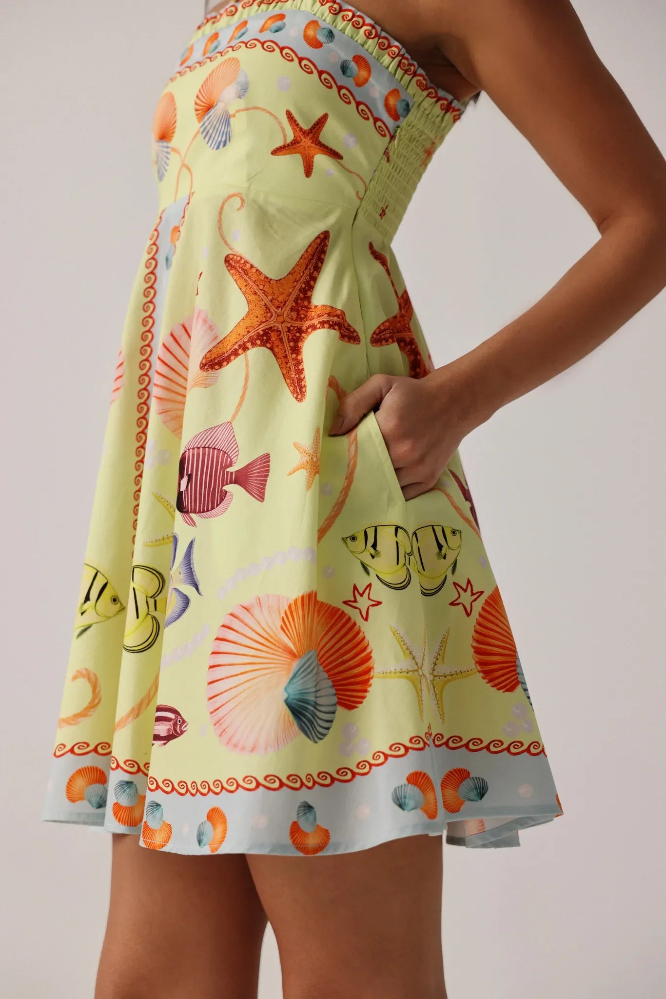 Seaborn Print Nora Mini Dress - NOIB