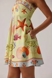 Seaborn Print Nora Mini Dress - NOIB