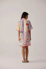 Amara Tarot Print Mini Dress - NOIB