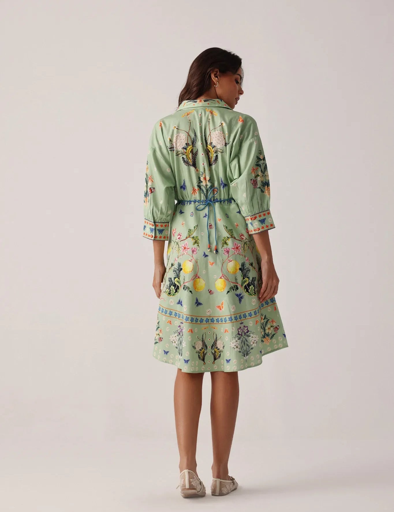 Prairee Print Lena Midi Dress - NOIB