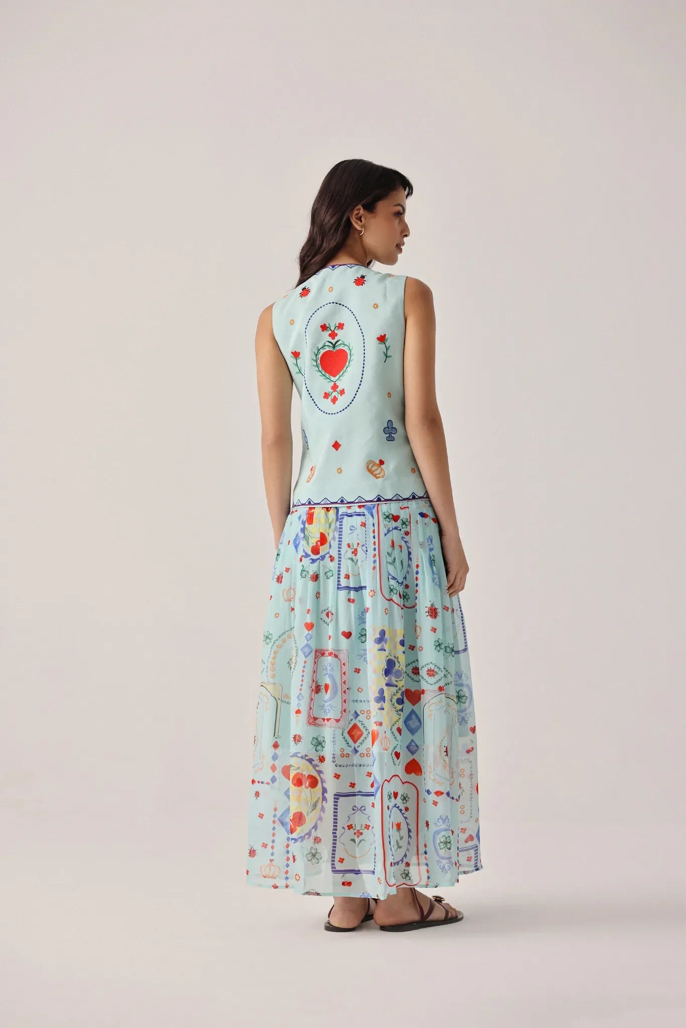 Tarot Print Avery Maxi Dress - NOIB