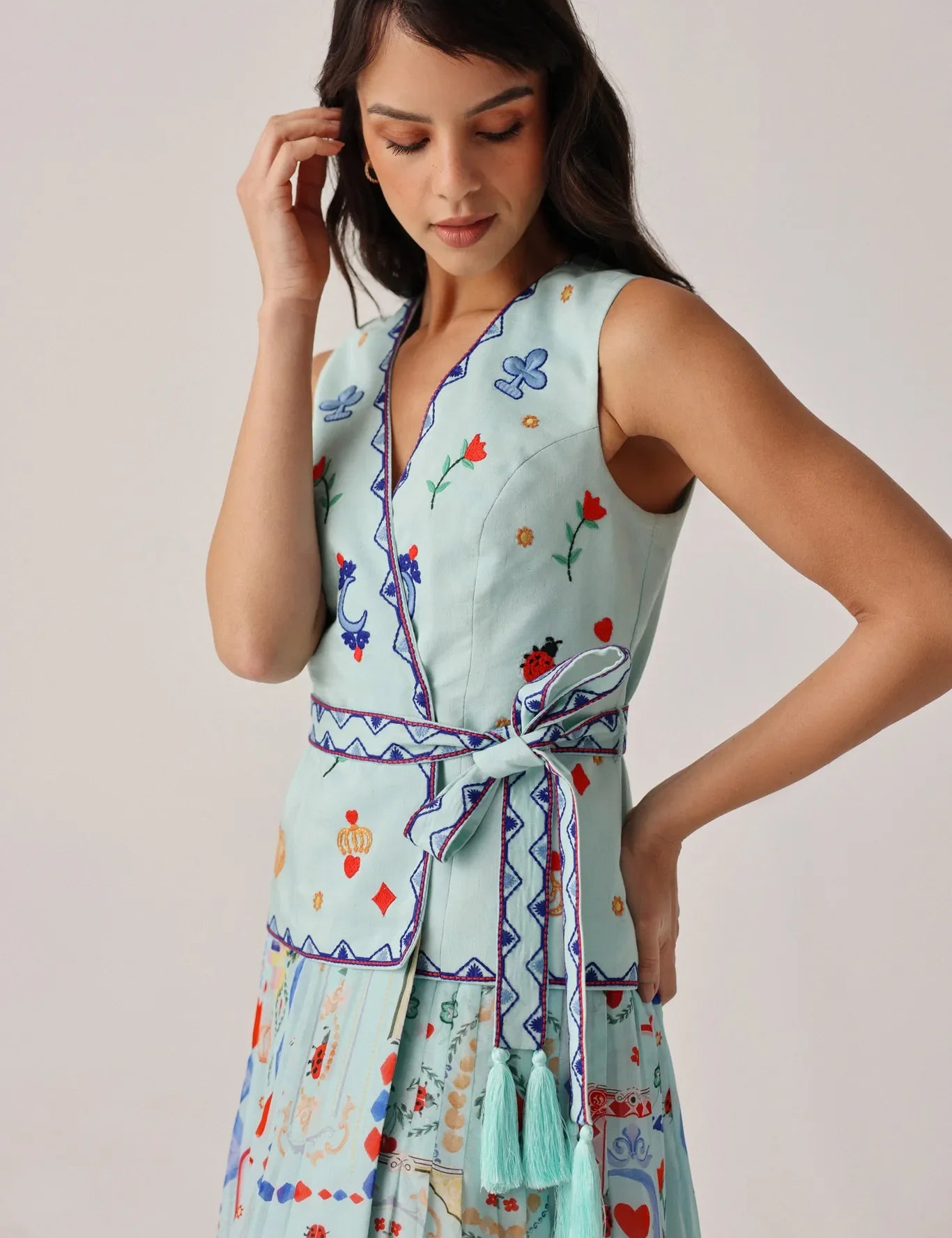 Tarot Print Avery Maxi Dress - NOIB